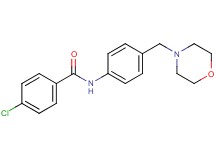 4-chloro-N-[4-(4-morpholinylmethyl)phenyl]benzamide