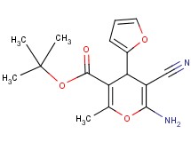 tert-butyl 6-amino-5-cyano-4-(2-furyl)-2-methyl-4H-pyran-3-carboxylate