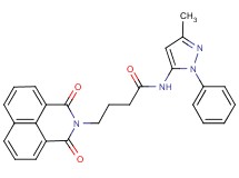 4-(1,3-dioxo-1H-benzo[de]isoquinolin-2(3H)-yl)-N-(3-methyl-1-phenyl-1H-pyrazol-5-yl)butanamide