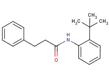 N-(2-tert-butylphenyl)-3-phenylpropanamide