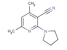 4,6-dimethyl-2-(1-pyrrolidinyl)nicotinonitrile