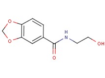 N-(2-hydroxyethyl)-1,3-benzodioxole-5-carboxamide