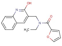 N-ethyl-N-[(2-hydroxy-3-quinolinyl)methyl]-2-furamide