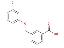 3-[(3-chlorophenoxy)methyl]benzoic acid