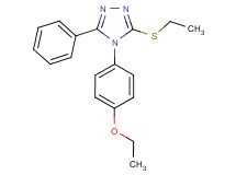 4-(4-ethoxyphenyl)-3-(ethylthio)-5-phenyl-4H-1,2,4-triazole