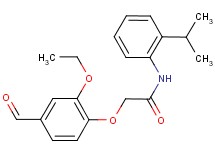 2-(2-ethoxy-4-formylphenoxy)-N-(2-isopropylphenyl)acetamide