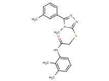 N-(2,3-dimethylphenyl)-2-{[4-methyl-5-(3-methylphenyl)-4H-1,2,4-triazol-3-yl]thio}acetamide