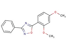 5-(2,4-dimethoxyphenyl)-3-phenyl-1,2,4-oxadiazole
