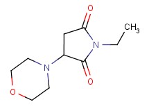 1-ethyl-3-(4-morpholinyl)-2,5-pyrrolidinedione