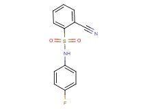 2-cyano-N-(4-fluorophenyl)benzenesulfonamide