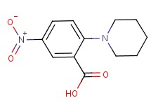 5-nitro-2-(1-piperidinyl)benzoic acid