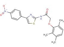 N-[4-(4-nitrophenyl)-1,3-thiazol-2-yl]-2-(2,3,6-trimethylphenoxy)acetamide