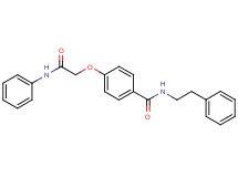 4-(2-anilino-2-oxoethoxy)-N-(2-phenylethyl)benzamide