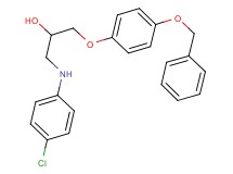 1-[4-(benzyloxy)phenoxy]-3-[(4-chlorophenyl)amino]-2-propanol