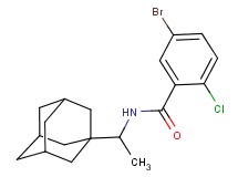 N-[1-(1-adamantyl)ethyl]-5-bromo-2-chlorobenzamide