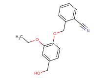 2-{[2-ethoxy-4-(hydroxymethyl)phenoxy]methyl}benzonitrile