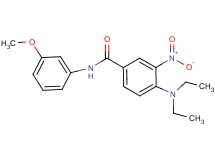 4-(diethylamino)-N-(3-methoxyphenyl)-3-nitrobenzamide