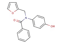 N-(2-furylmethyl)-N-(4-hydroxyphenyl)benzamide