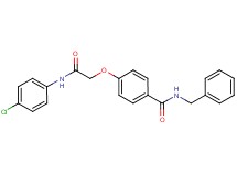 N-benzyl-4-{2-[(4-chlorophenyl)amino]-2-oxoethoxy}benzamide
