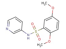 2,5-dimethoxy-N-3-pyridinylbenzenesulfonamide