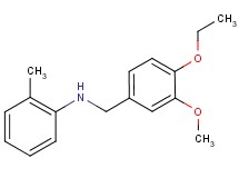 (4-ethoxy-3-methoxybenzyl)(2-methylphenyl)amine