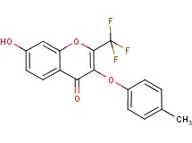 7-hydroxy-3-(4-methylphenoxy)-2-(trifluoromethyl)-4H-chromen-4-one