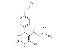 isopropyl 4-(4-ethoxyphenyl)-6-methyl-2-thioxo-1,2,3,4-tetrahydro-5-pyrimidinecarboxylate