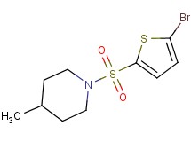 1-[(5-bromo-2-thienyl)sulfonyl]-4-methylpiperidine