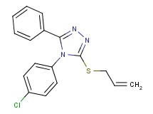 3-(allylthio)-4-(4-chlorophenyl)-5-phenyl-4H-1,2,4-triazole