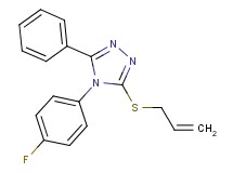 3-(allylthio)-4-(4-fluorophenyl)-5-phenyl-4H-1,2,4-triazole