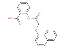 2-{[(1-naphthyloxy)acetyl]amino}benzoic acid