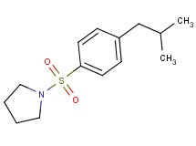 1-[(4-isobutylphenyl)sulfonyl]pyrrolidine