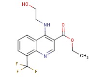 ethyl 4-[(2-hydroxyethyl)amino]-8-(trifluoromethyl)-3-quinolinecarboxylate