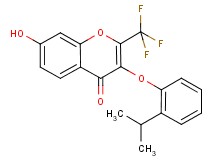 7-hydroxy-3-(2-isopropylphenoxy)-2-(trifluoromethyl)-4H-chromen-4-one