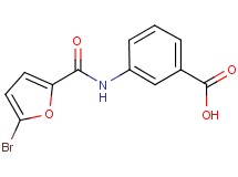 3-[(5-bromo-2-furoyl)amino]benzoic acid