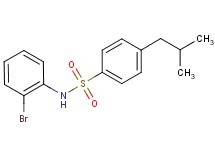 N-(2-bromophenyl)-4-isobutylbenzenesulfonamide