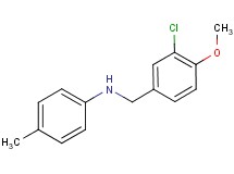 (3-chloro-4-methoxybenzyl)(4-methylphenyl)amine