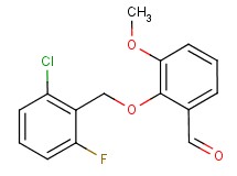 2-[(2-chloro-6-fluorobenzyl)oxy]-3-methoxybenzaldehyde