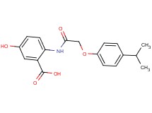 5-hydroxy-2-{[(4-isopropylphenoxy)acetyl]amino}benzoic acid