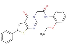 N-(2-ethoxyphenyl)-2-(4-oxo-6-phenylthieno[2,3-d]pyrimidin-3(4H)-yl)acetamide