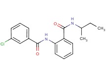 N-(sec-butyl)-2-[(3-chlorobenzoyl)amino]benzamide