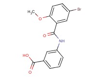 3-[(5-bromo-2-methoxybenzoyl)amino]benzoic acid