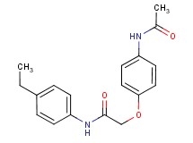 2-[4-(acetylamino)phenoxy]-N-(4-ethylphenyl)acetamide