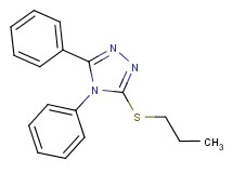 3,4-diphenyl-5-(propylthio)-4H-1,2,4-triazole