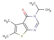3-isopropyl-5,6-dimethylthieno[2,3-d]pyrimidin-4(3H)-one