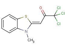1,1,1-trichloro-3-(3-methyl-1,3-benzothiazol-2(3H)-ylidene)acetone