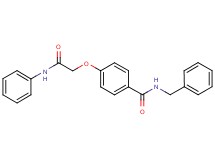 4-(2-anilino-2-oxoethoxy)-N-benzylbenzamide