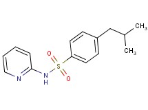 4-isobutyl-N-2-pyridinylbenzenesulfonamide