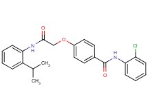 N-(2-chlorophenyl)-4-{2-[(2-isopropylphenyl)amino]-2-oxoethoxy}benzamide