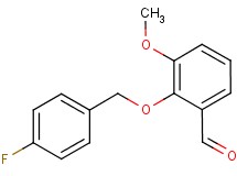 2-[(4-fluorobenzyl)oxy]-3-methoxybenzaldehyde